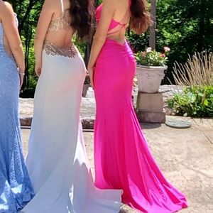 Pink prom dress